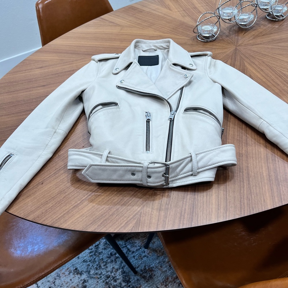 Allsaints leather moto jacket